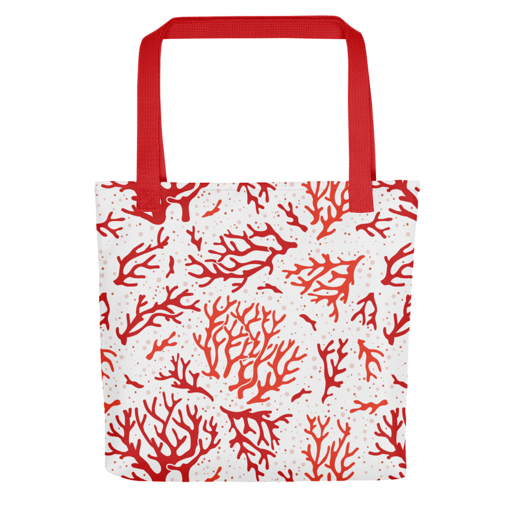 Coral on sale beach bag