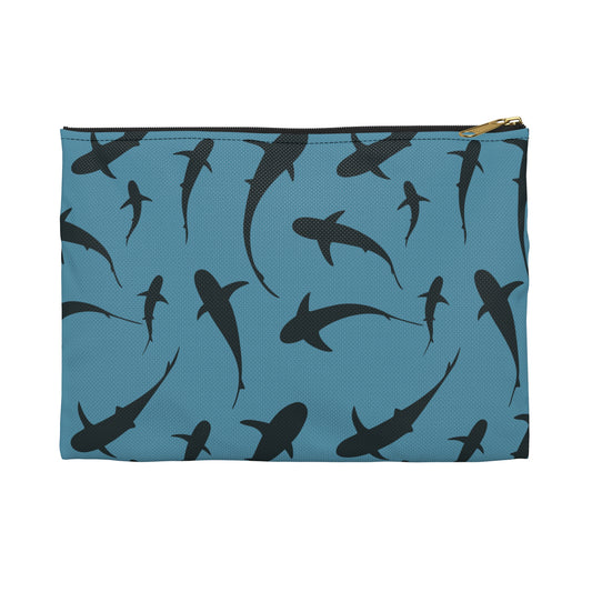 Swimming with the Sharks Accessory Pouch