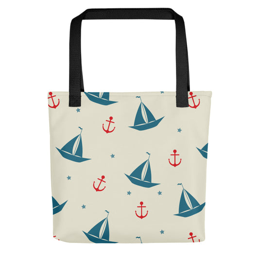 Anchors and Sails Tote Bag