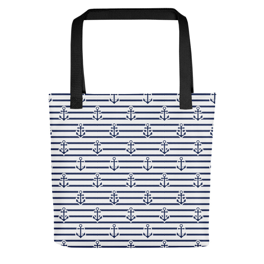 Rope and Anchors Tote Bag