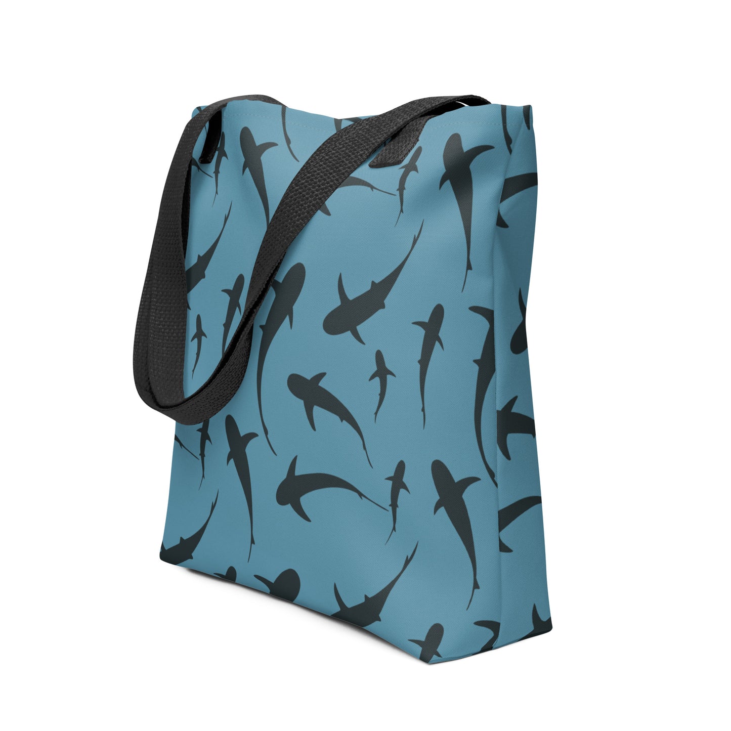 Swimming with the Sharks Tote Bag