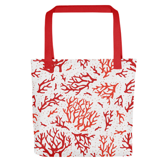 Red Coral Tote Bag