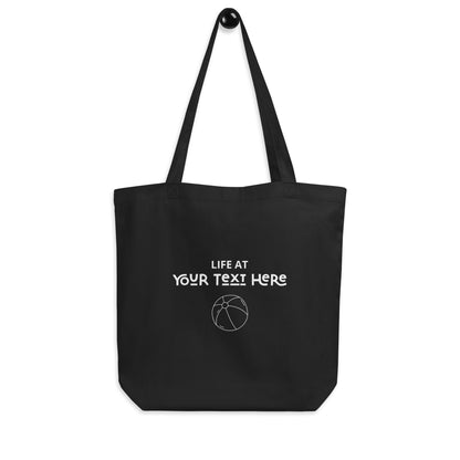 Personalized Life at the Beach Eco Tote Bag