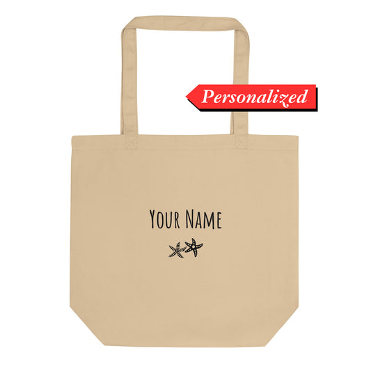 Personalized Starfish Eco Tote Bag