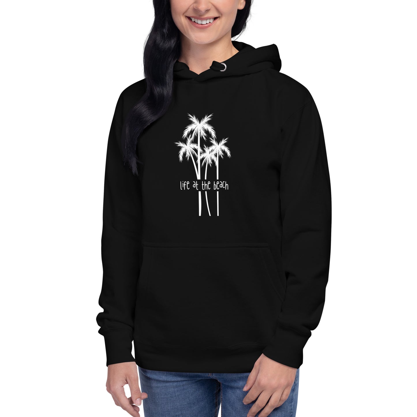 Life At The Beach Palm Tree Hoodie