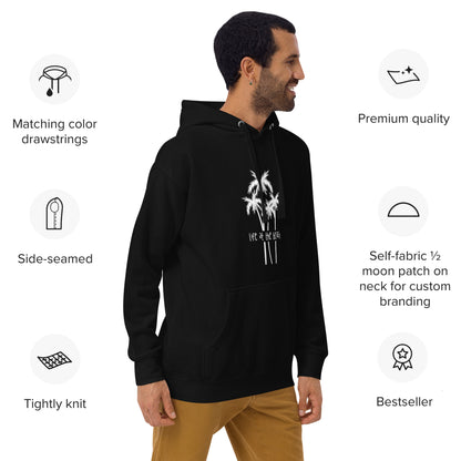 Life At The Beach Palm Tree Hoodie