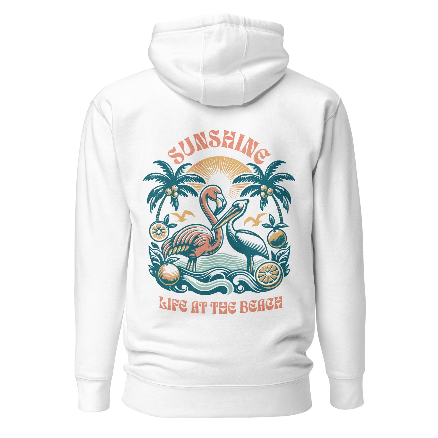 Flamingo Sunshine Hoodie