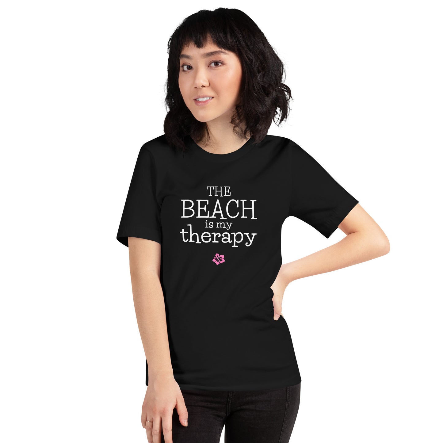 The Beach Is My Therapy Premium T-shirt