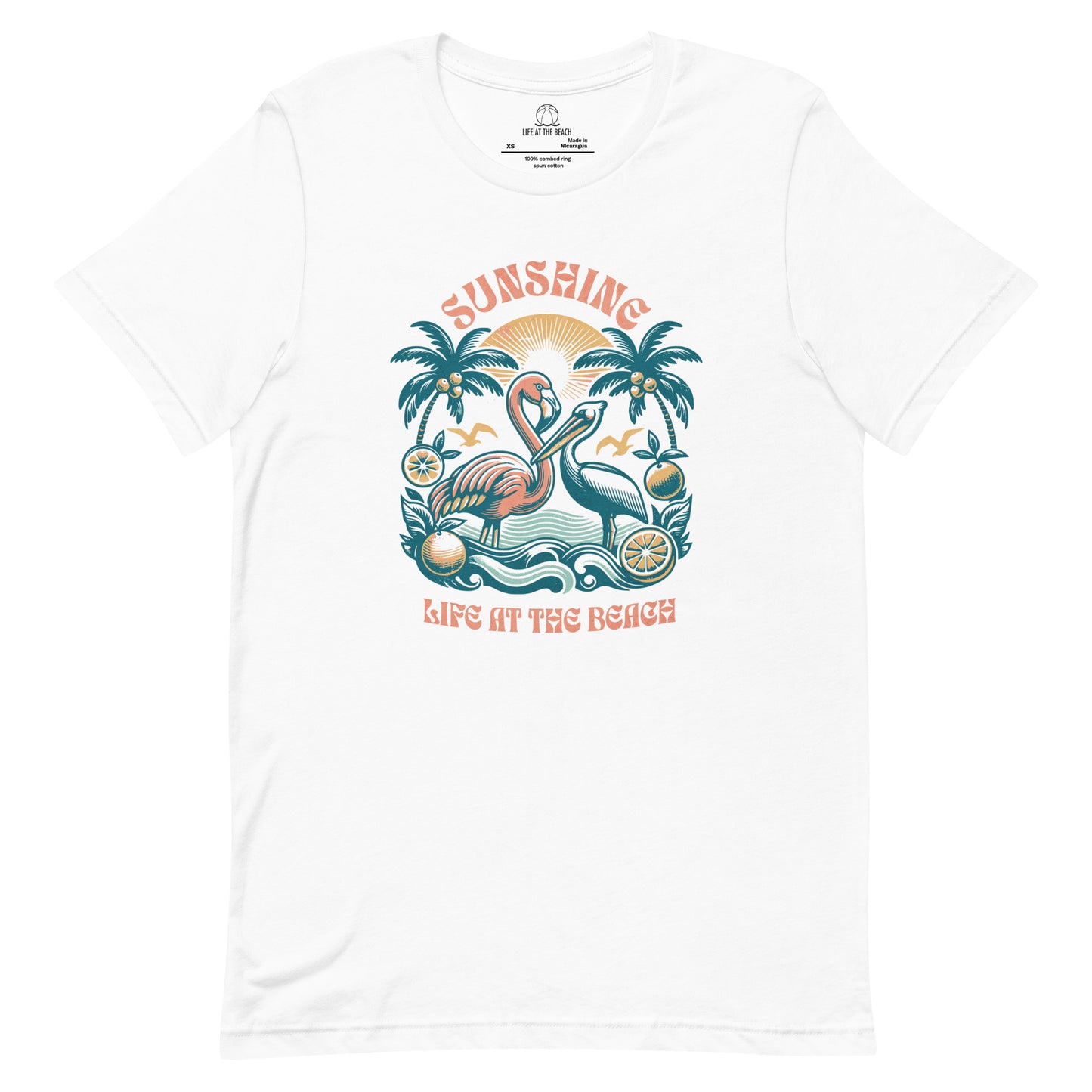 Flamingo Sunshine Premium T-shirt