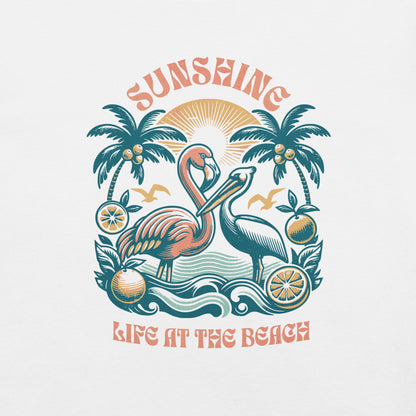 Flamingo Sunshine Premium T-shirt